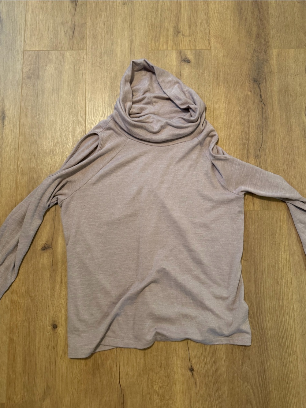 Apt. 9 Taupe Cowl Neck Long Sleeve Sweater